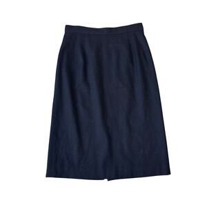 Radcliffe Vintage 100% Pure Wool Pencil Skirt US Women's S/M